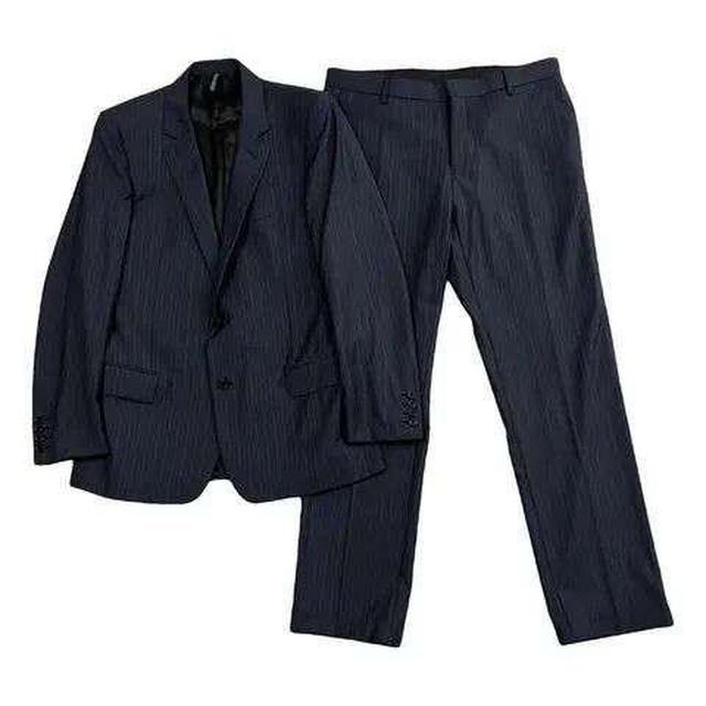 Christian Dior Men's Suit - Blue/Navy - M on Productcaster.