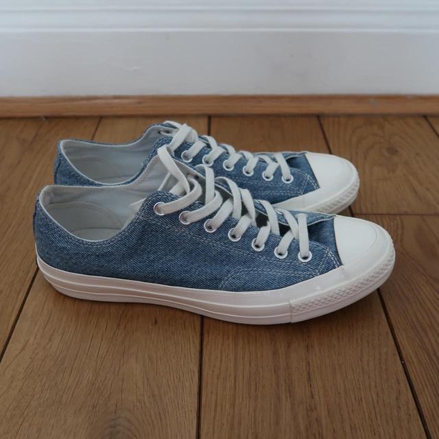 Converse Men's Trainers - Blue/Navy - UK 9.5 on Productcaster.