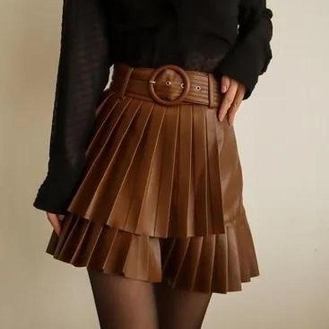 Zara Women's Skirt - Brown/Tan - XS on Productcaster.