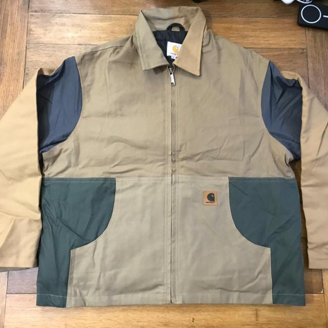 Carhartt Men's Bomber Jacket - Multi/Green - XL on Productcaster.