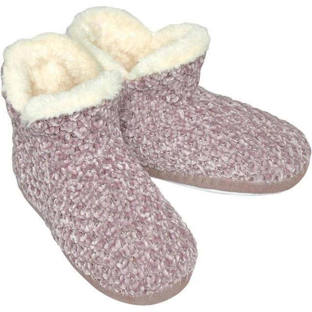 Women's Slippers - Pink/Grey - UK 7 on Productcaster.