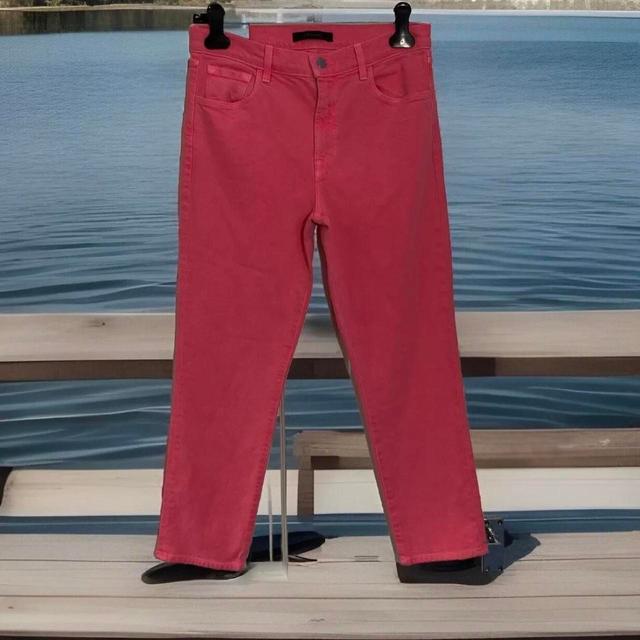 J Brand Women's Trousers - Pink - 29" on Productcaster.