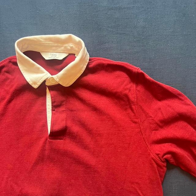 Next Men's Polo shirt - Red/Burgundy - M on Productcaster.