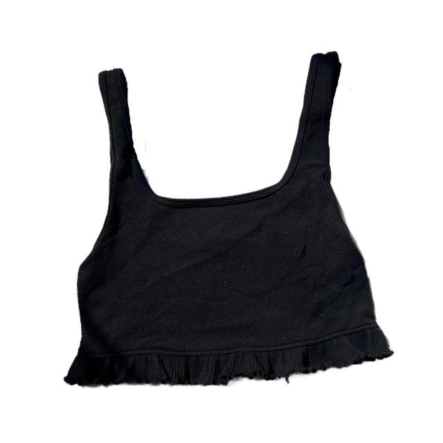 Zara Women's Crop top - Black - S on Productcaster.