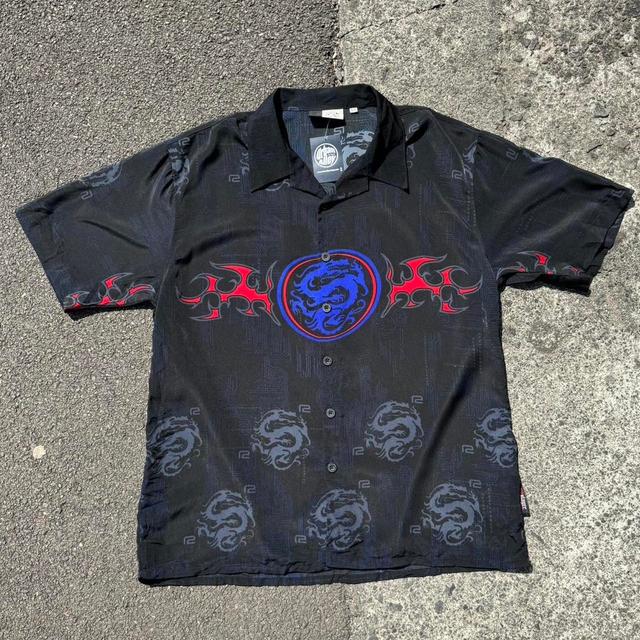 Men's Shirt - Black/Red - L on Productcaster.