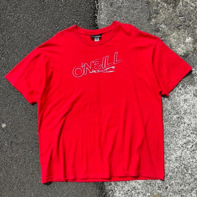 O'Neill Men's T-shirt - Red/White - XL on Productcaster.