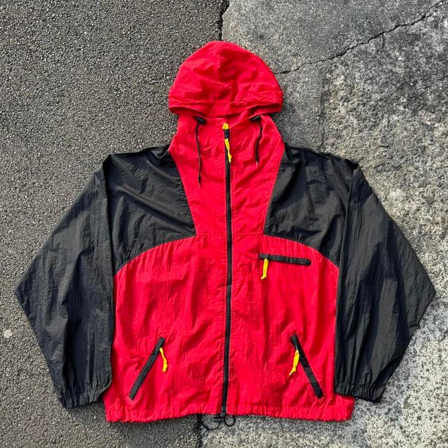 Marlboro Men's Lightweight Jacket - Red/Multi - L on Productcaster.