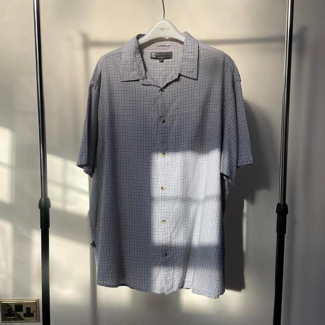 Men's Shirt - Cream/Tan - XL on Productcaster.