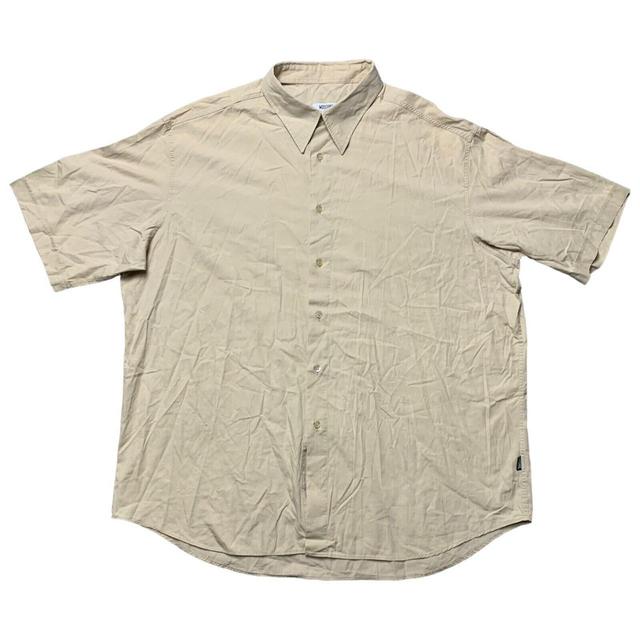 Moschino Men's Shirt - Cream/Tan - 3XL on Productcaster.