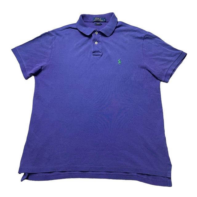 Polo Ralph Lauren Men's Polo shirt - Purple - L on Productcaster.