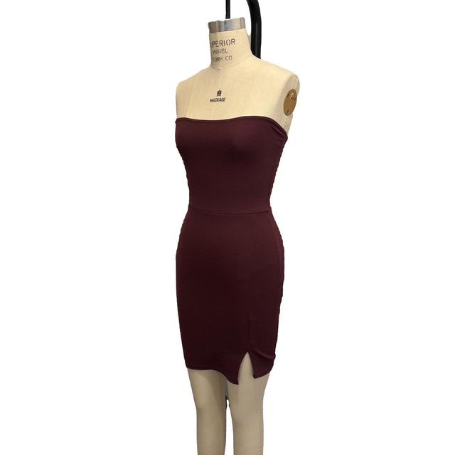 Women's Bodycon Dress - Burgundy/Red - 6 on Productcaster.