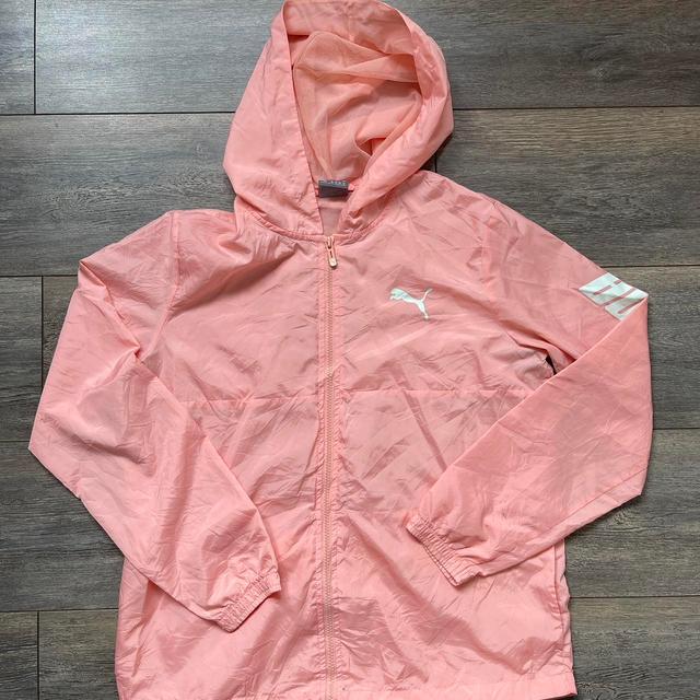 Puma Women's Windbreaker Jacket - Pink - S on Productcaster.