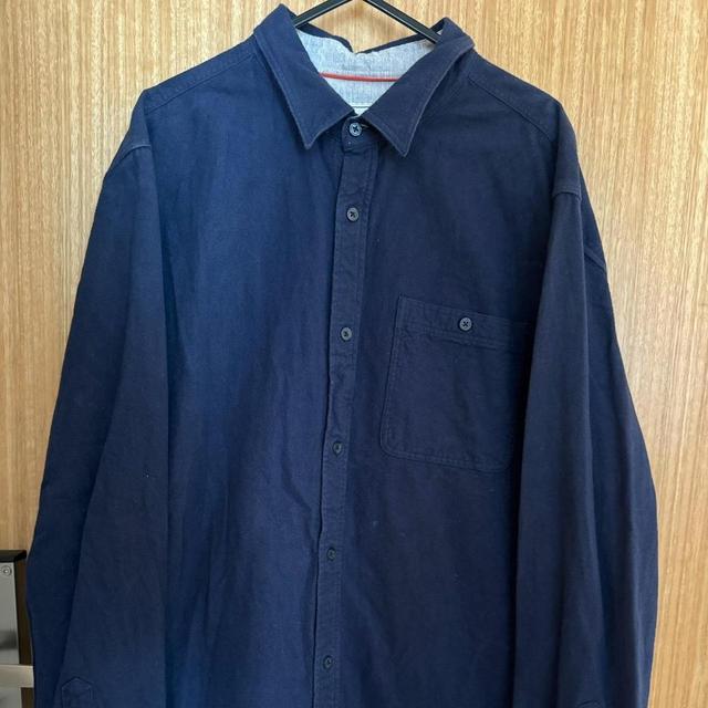 John Lewis Men's Shirt - Navy/Blue - XL on Productcaster.