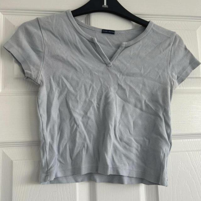 Brandy Melville Women's Crop top - Blue - One size on Productcaster.