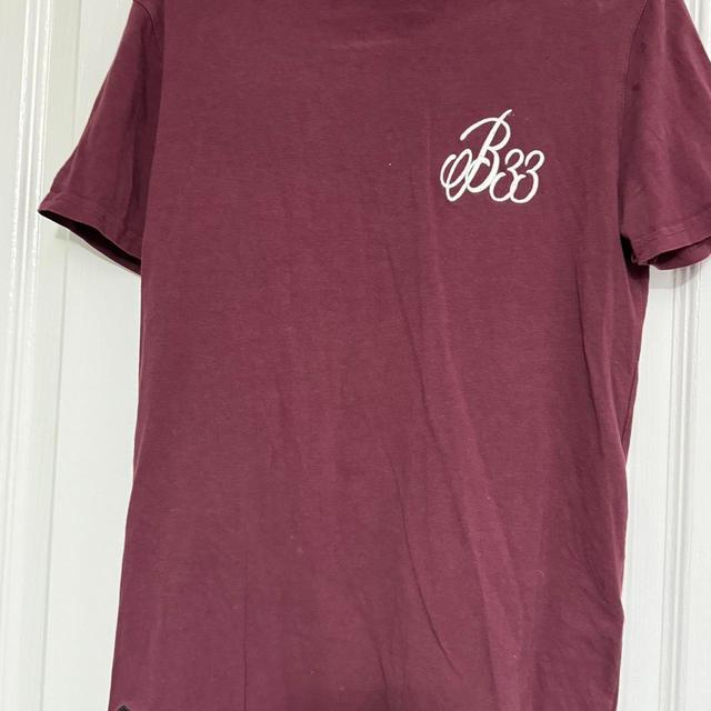 Men's T-shirt - Burgundy/Red - S on Productcaster.