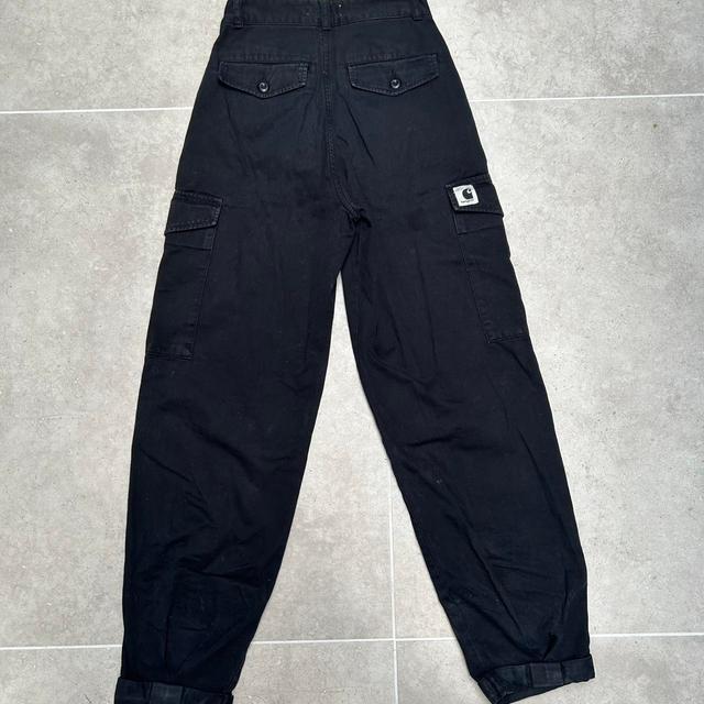 Carhartt WIP Men's Trousers - Black - S on Productcaster.