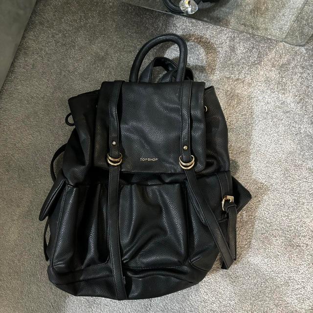 Topshop Women's Backpacks - Black on Productcaster.