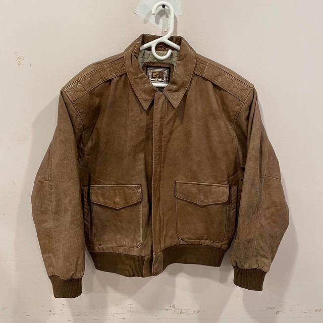 Men's Jacket - Brown/Tan - S on Productcaster.