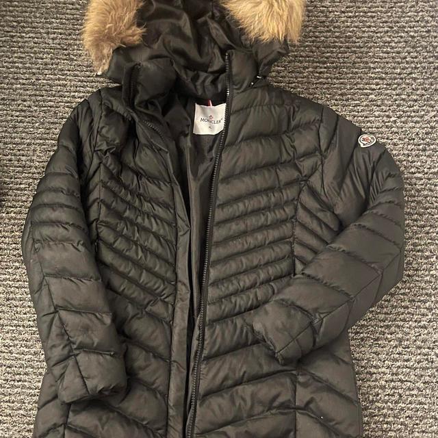 Moncler Women's Casual Coat - Black - UK 14 on Productcaster.