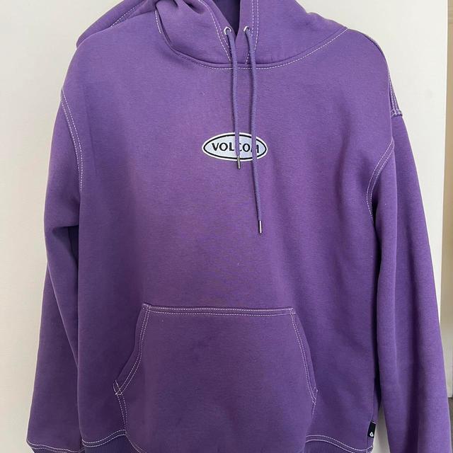 Volcom Men's Hoodie - Purple - M on Productcaster.