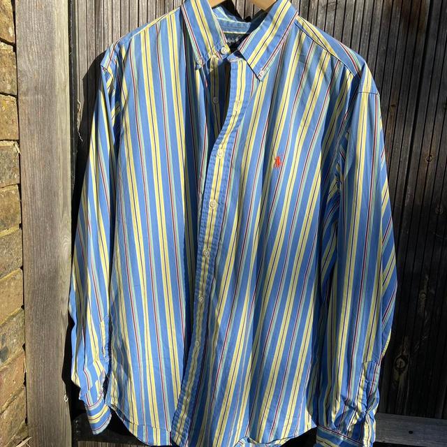 Ralph Lauren Men's Shirt - Multi/Blue - L on Productcaster.