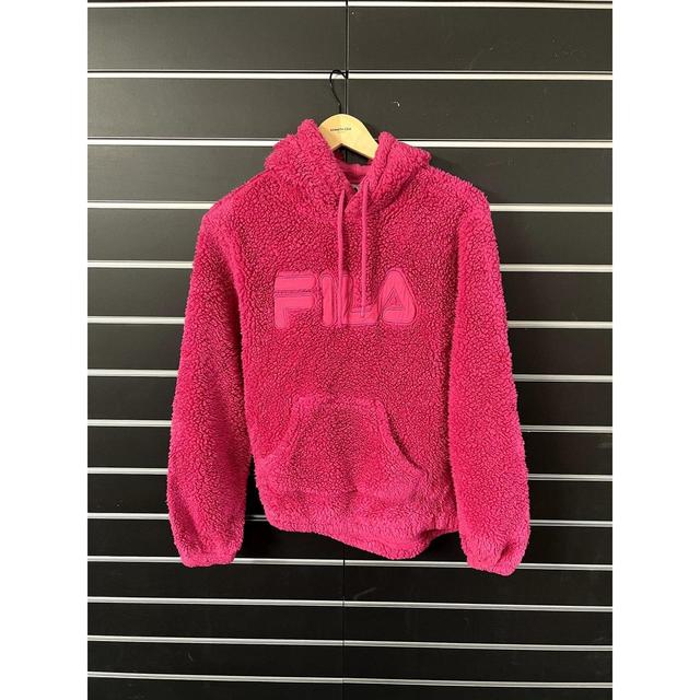 Fila Women's Hoodie - Pink - S on Productcaster.