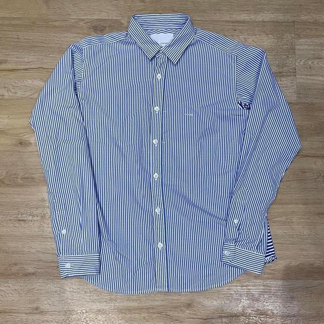 Nanamica Men's Shirt - Blue/White - M on Productcaster.