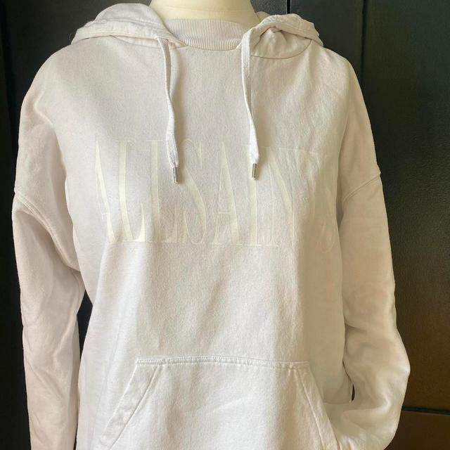 AllSaints Women's Hoodie - White - 6 on Productcaster.