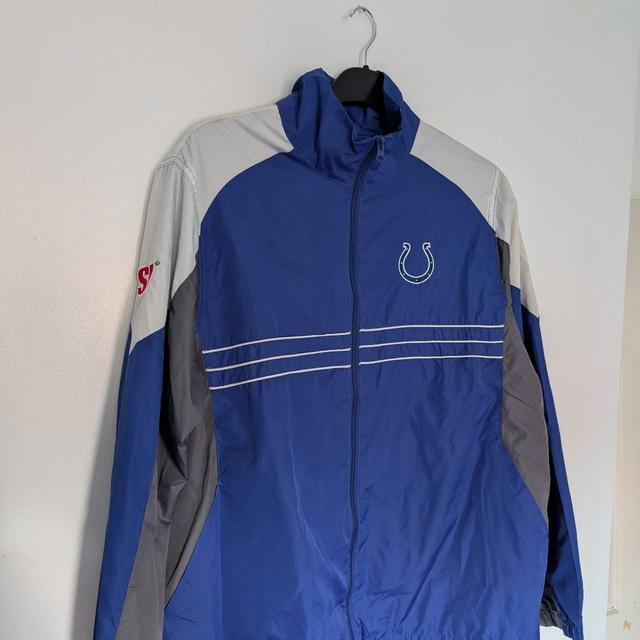 NFL Men's Lightweight Jacket - White/Blue - L on Productcaster.