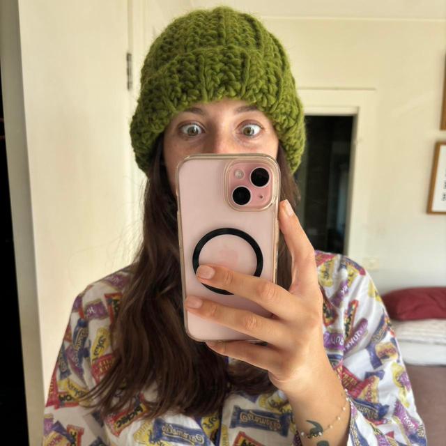 Handmade Women's Beanies - Green/Khaki on Productcaster.