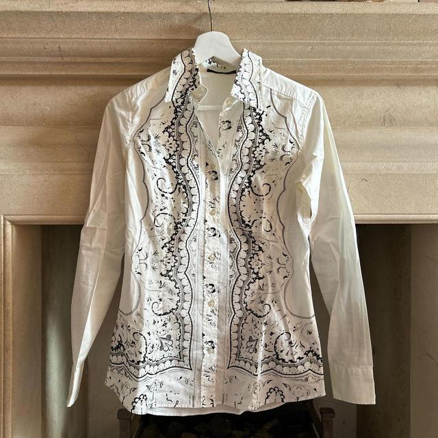 Etro Women's Shirt - White - 6 on Productcaster.