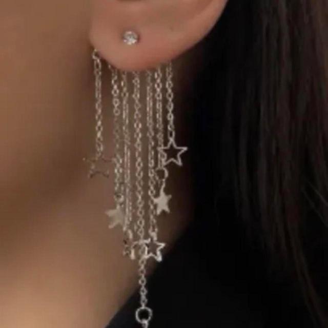 Handmade Women's Earrings - Silver on Productcaster.