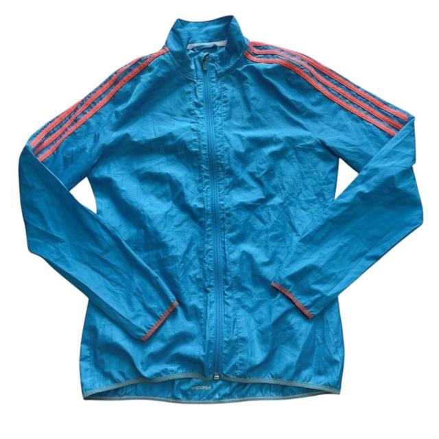 Adidas Women's Polyester Jacket - Blue - S on Productcaster.