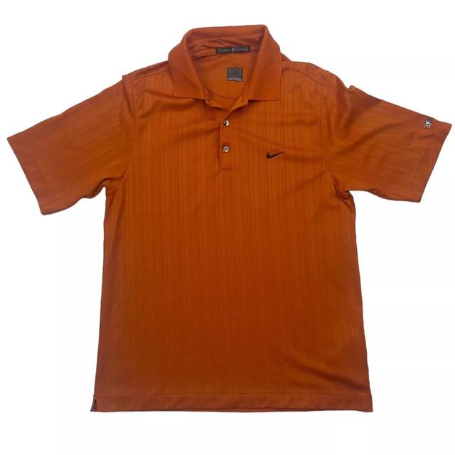 Nike Men's Polo shirt - Orange - S on Productcaster.