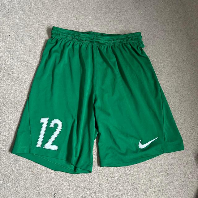 Nike Men's Shorts - Green - L on Productcaster.