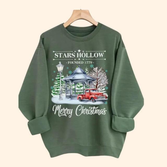 Women's Sweatshirt - Green/Multi - 16 on Productcaster.