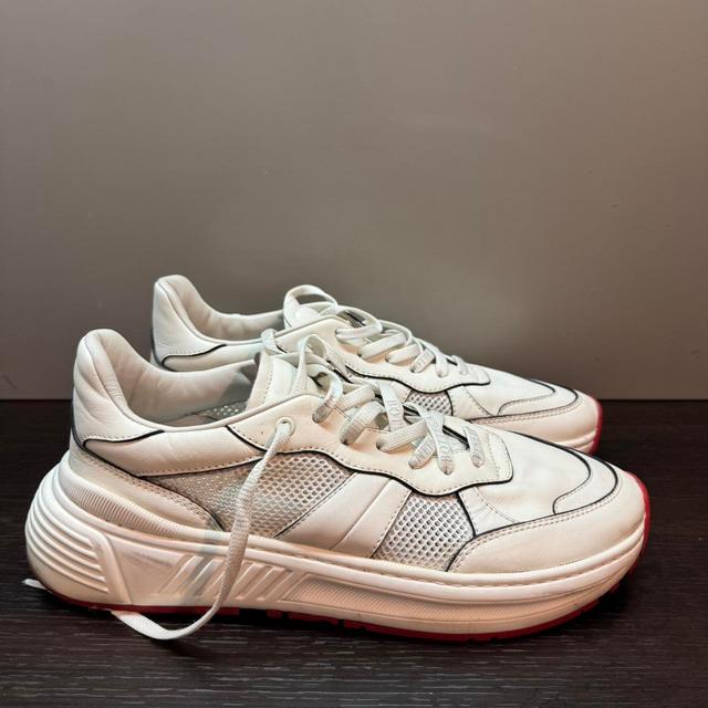 Bottega Veneta Men's Trainers - White/Cream - UK 9 on Productcaster.