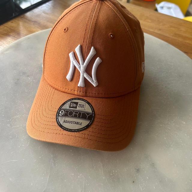 New Era Men's Caps - Orange/Tan on Productcaster.