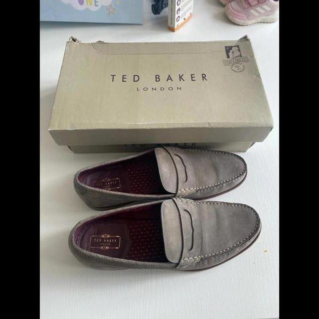 Ted Baker Men's Loafers - Grey - UK 11 on Productcaster.