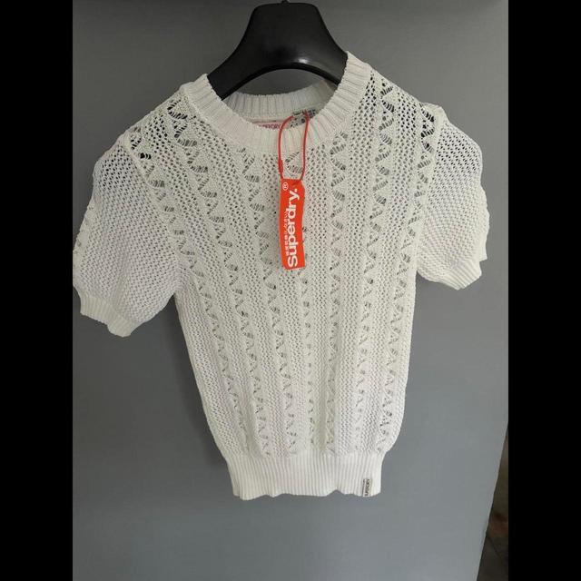 Superdry Women's Top - White - S on Productcaster.