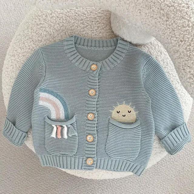 Kids' Cardigan - Multi/Blue - 9-12 months on Productcaster.