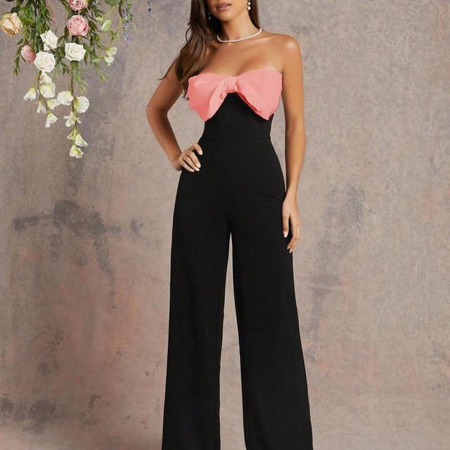 Women's Jumpsuit - Black/Pink - UK 6 on Productcaster.