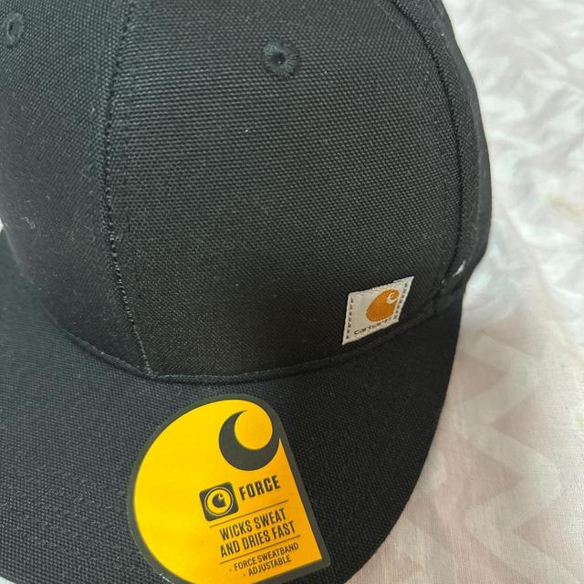 Carhartt Men's Caps - Black/Orange on Productcaster.