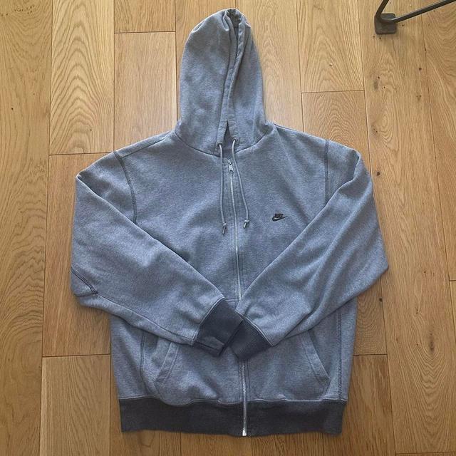 Nike Men's Hoodie - Grey - L on Productcaster.