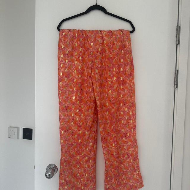 Never Fully Dressed Women's Trousers - Orange/Gold - UK 8 on Productcaster.