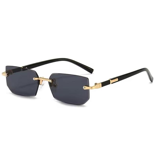 Women's Square Sunglasses - Blue/Black on Productcaster.