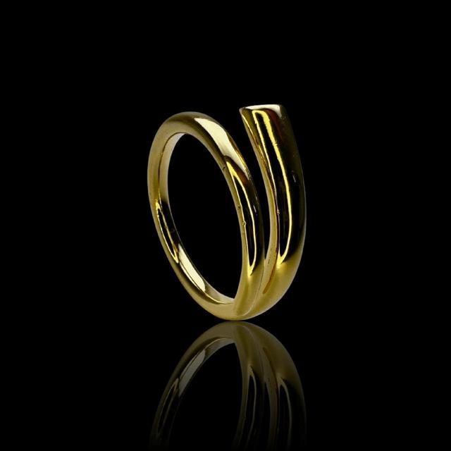 Handmade Women's Ring - Gold on Productcaster.