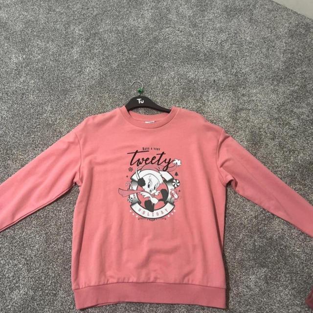 Primark Women's Sweatshirt - Pink - M on Productcaster.