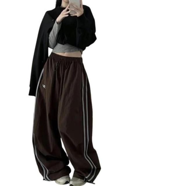 Women's Trousers - Brown/Black - L on Productcaster.