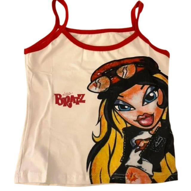 Bratz Women's Crop top - Multi/White - M on Productcaster.